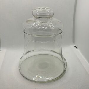 Libbey, Clear Glass Bell Candy Jar with Lid, Circa 1970s